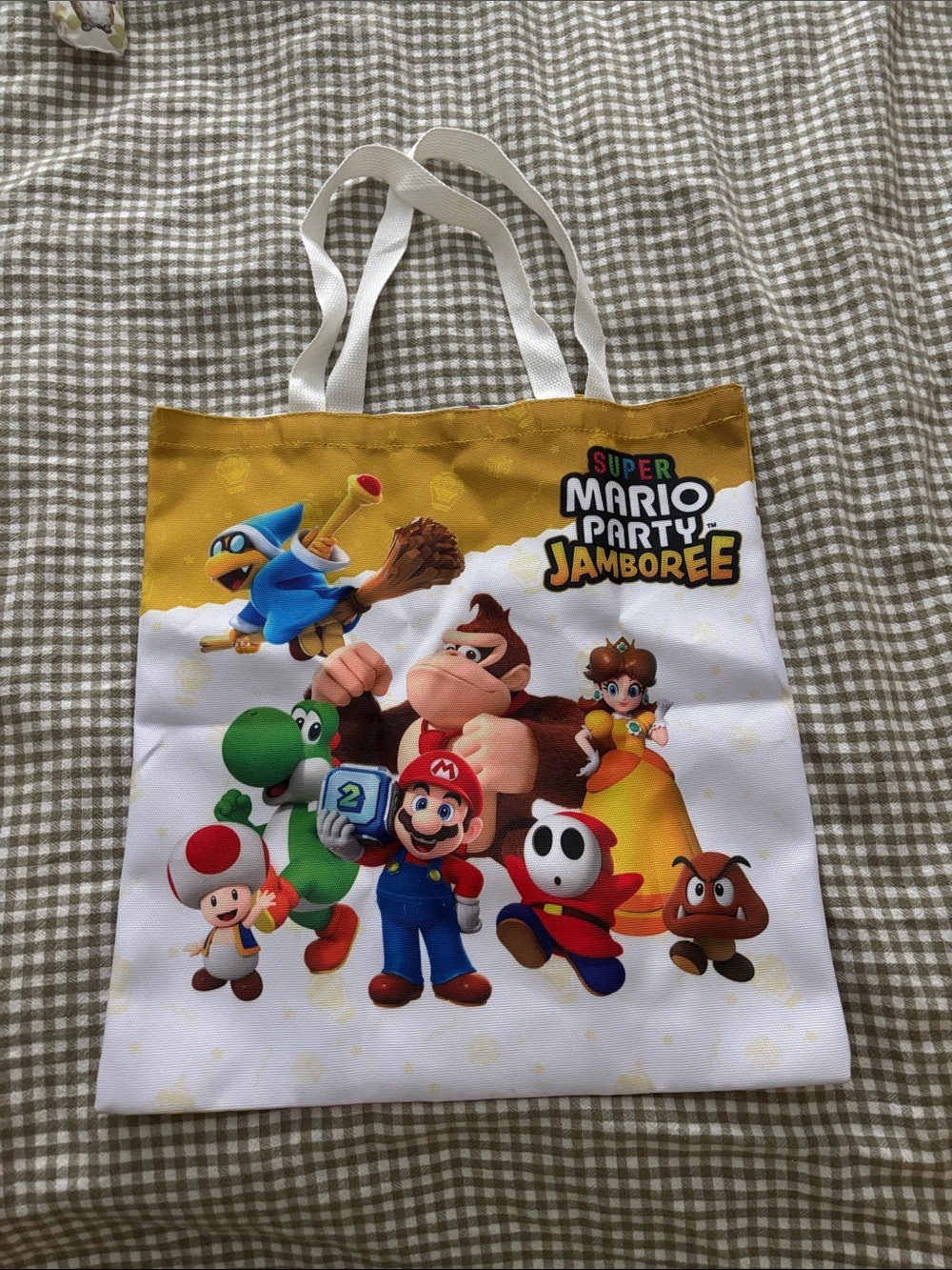 Nintendo Super Mario Party Jamboree Tote - Yellow, Red & White